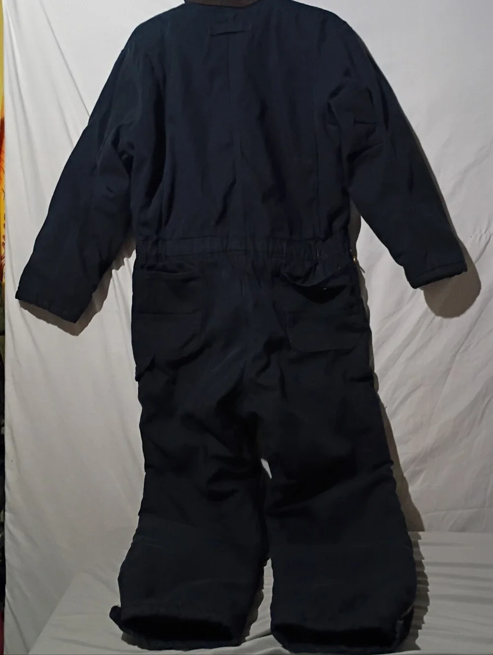 Dickies Duck Insulated Coveralls, Size XL Regular, Navy